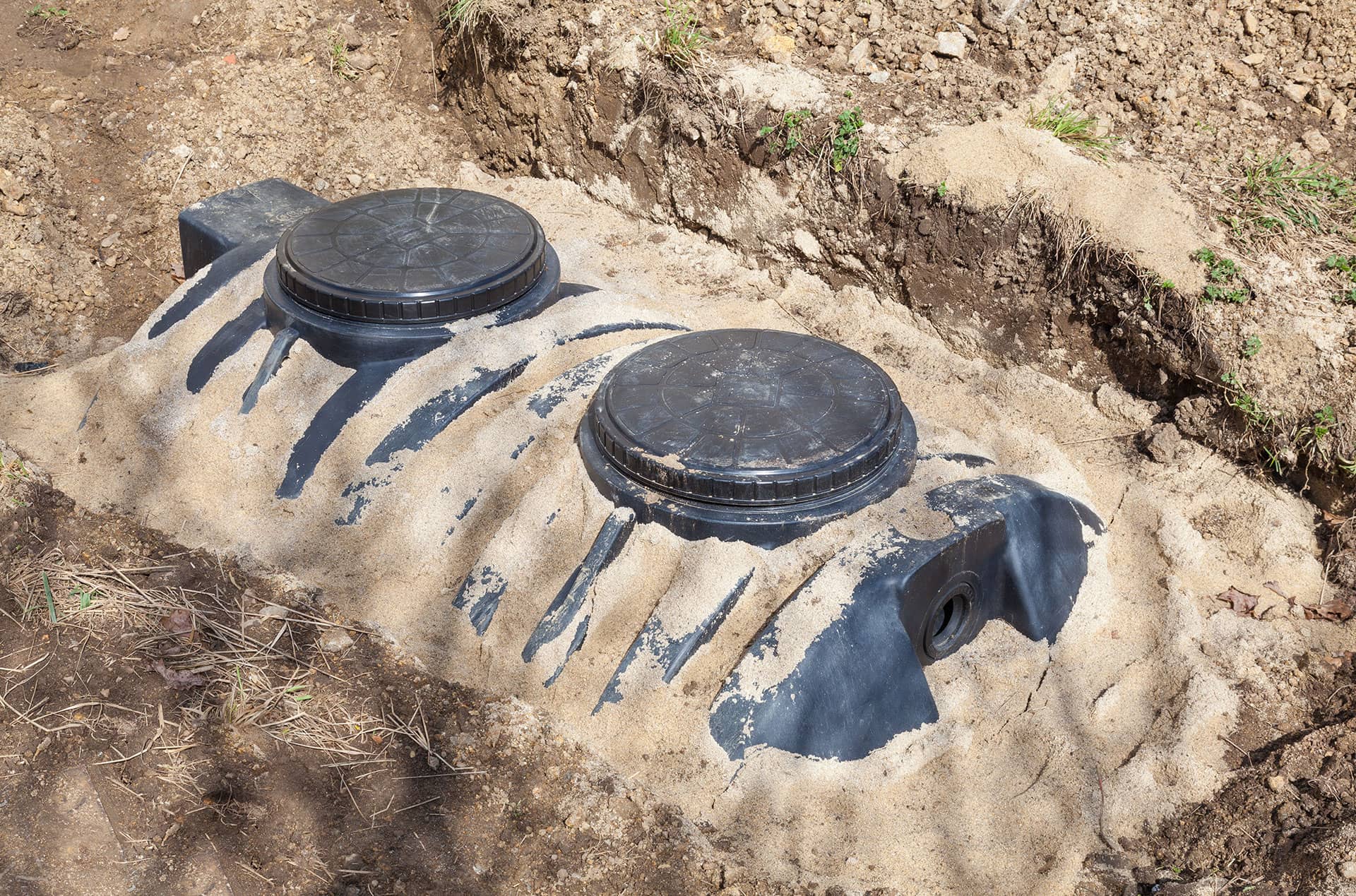 buried septic drain field lines on Oʻahu