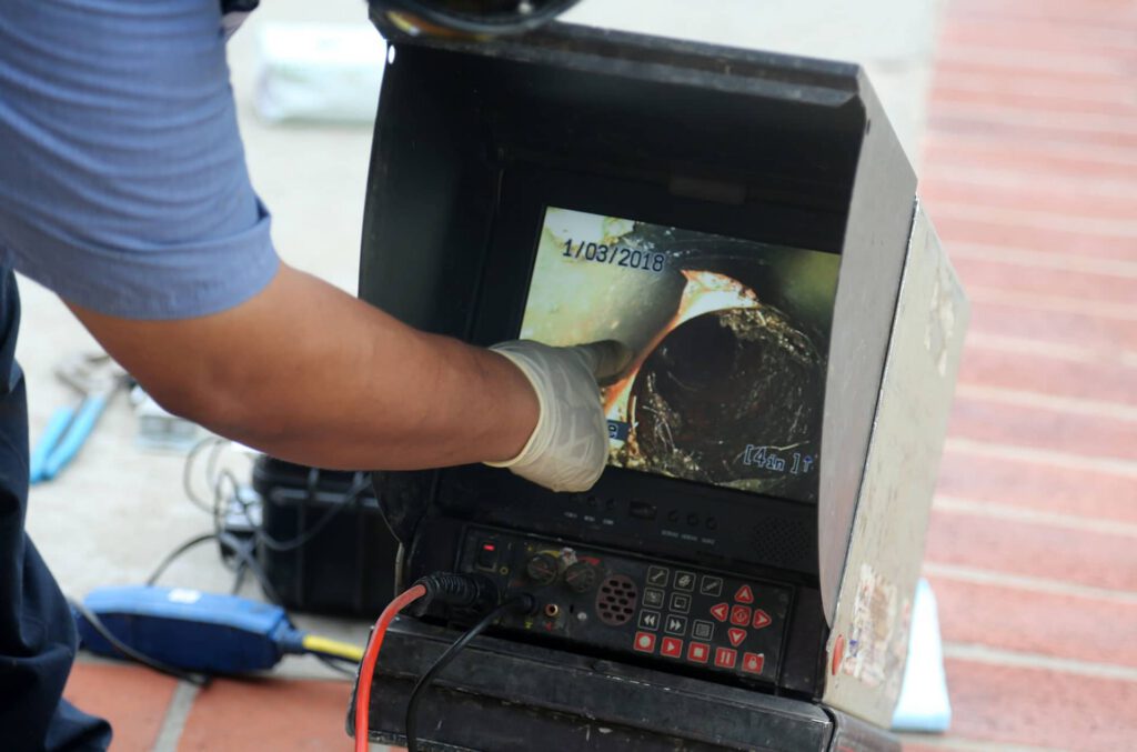 video camera sewer inspection